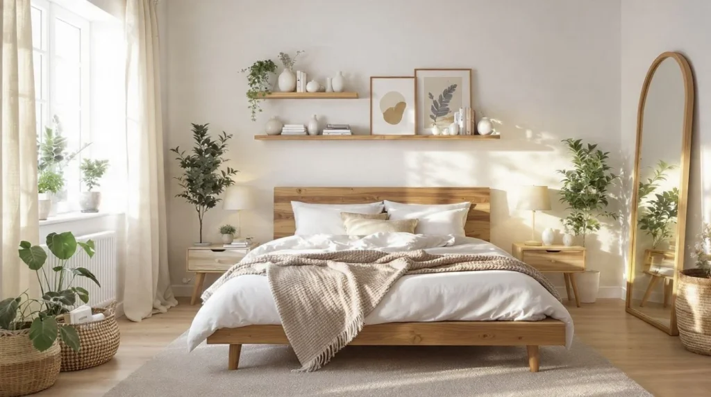 Budget bedroom makeover with affordable decorating ideas