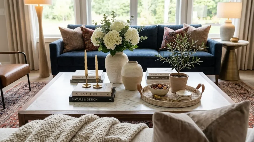 Decorative accessories that complete modern room decoration ideas.