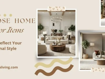 How to Choose Home Decor Items with modern living room inspiration and elegant neutral home styling