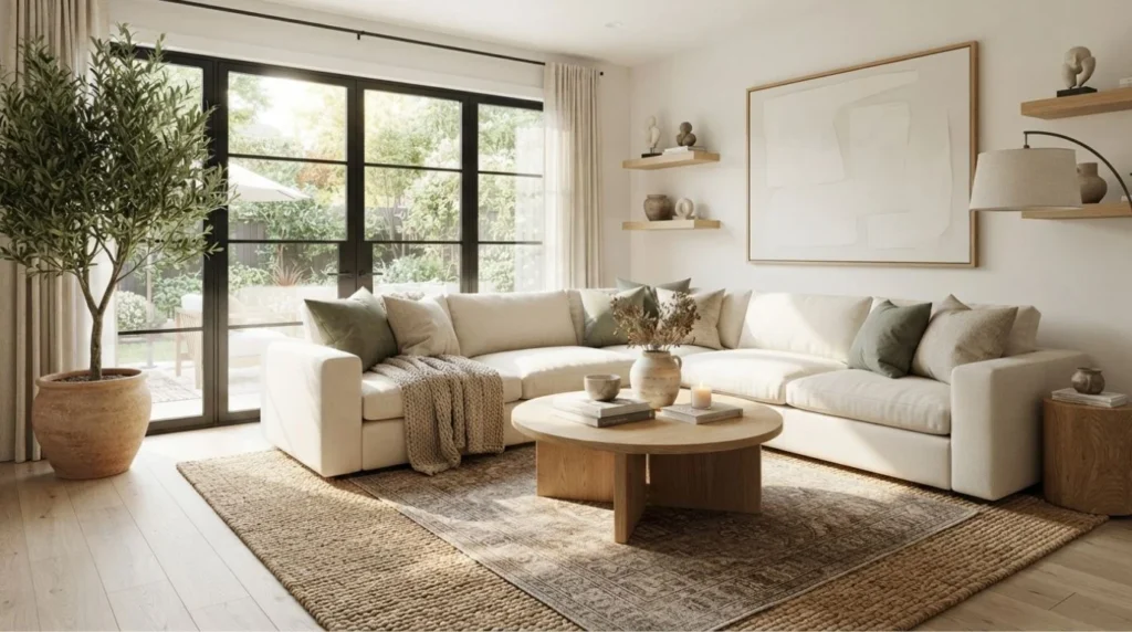Modern home decor ideas featuring furniture, lighting, rugs, and decorative accessories.