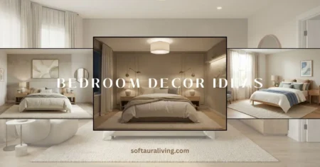 Bedroom decor ideas with cozy textures and relaxing neutral styling