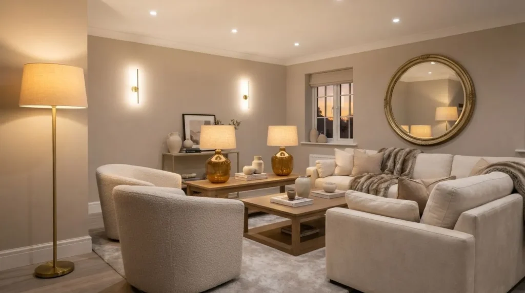 lighting ideas for a dark living room