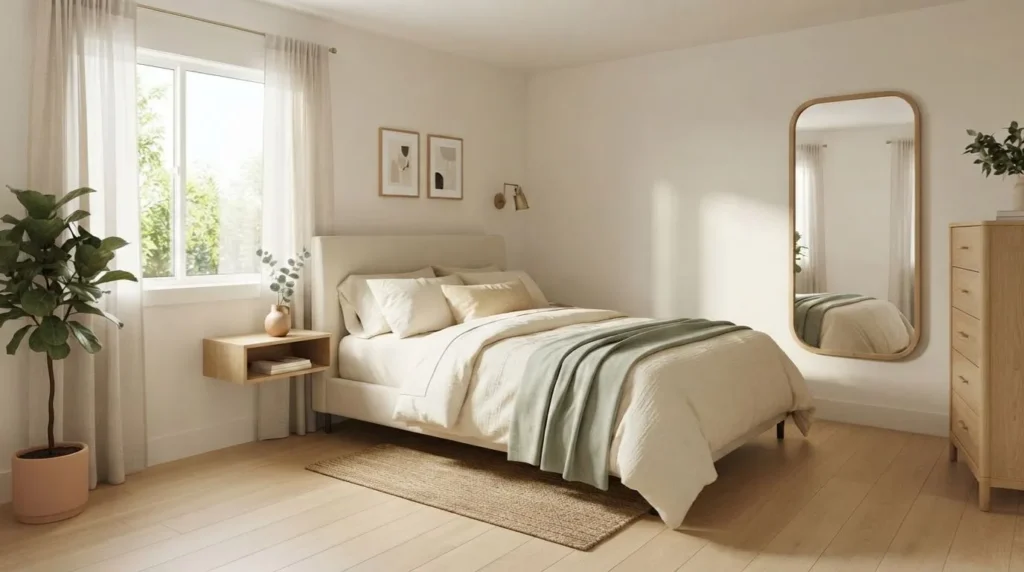Small bedroom design ideas with space-saving furniture and smart storage